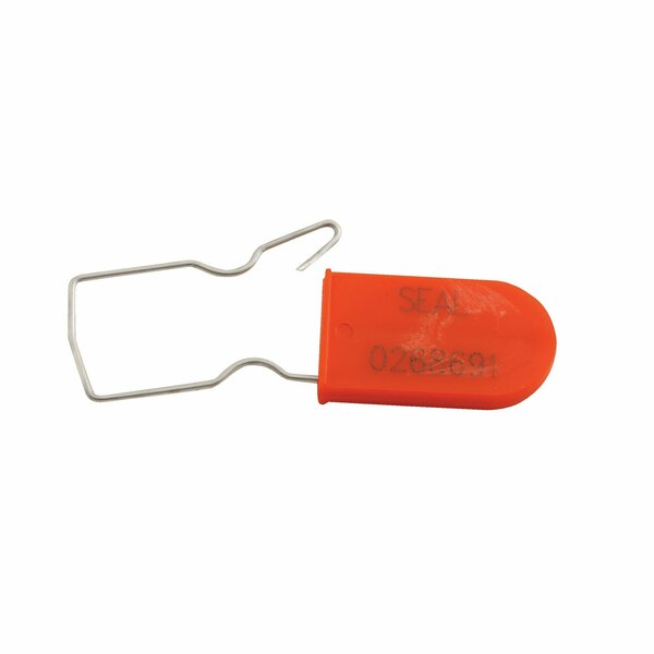 Vestil Red Polypropylene Security Seal, 3" SECS-P-RD